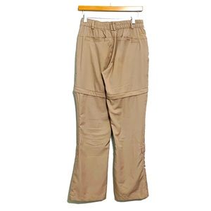 Magellan Outdoors Women's Light Weight Convertible Zip Pants Shorts Tan XS
